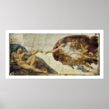 Creation of Adam Print