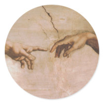 Creation of Adam Round Stickers