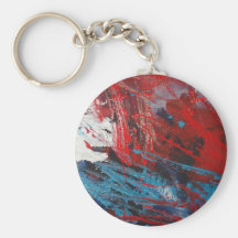 Creative Abstract Art Decor Keychains