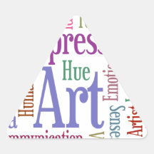 Creative Artist's Inspiration Word Art Stickers