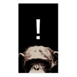 Creative Chimp in the Dark Business Card