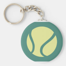 Creative Tennis Ball Keychain