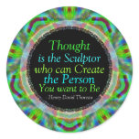 Creative Thoughts Quote Custom Art Sticker