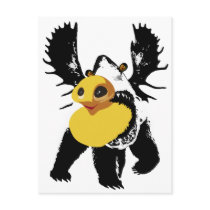 Creature t-shirt post card