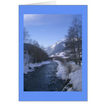 Creek at Grindelwald Switzerland Card