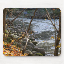 Creek In Fall mousepads