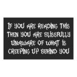 Creeping up sticker
