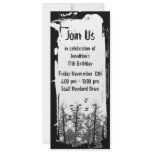 Creepy Birds And Trees Gothic Grunge Invitation