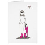 Creepy Button Eyes Greeting Card