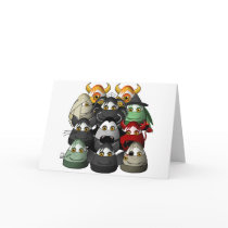 Creepy Candy Corn Creepies Greeting Card