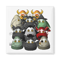 Creepy Candy Corn Creepies Magnets
