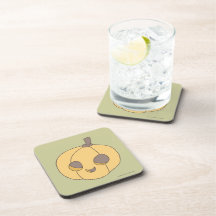Creepy Cartoon Halloween Mummy Cork Coaster