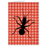 Creepy Crawly Ants Plaid Tablecloth