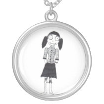 Creepy Girl necklaces