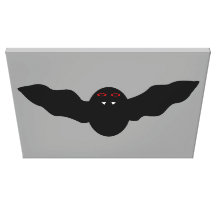 Creepy Halloween Vampire Bat Canvas Print