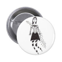 creepy heart girl buttons