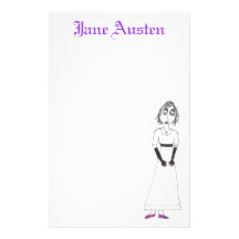 Creepy Jane Austen Stationery Paper