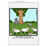 Creepy sheep-dog... cards