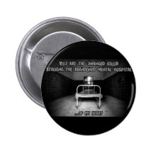 Creepy Valentine Pinback Button