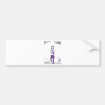 Creepy Walk Bumper Stickers