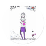 Creepy walk stickers