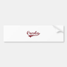 Creola Alabama Classic Design Bumper Sticker