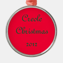Creole Christmas Ornament