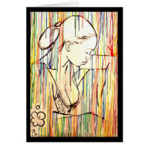 Creole Rain - White Card