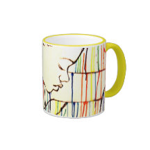 Creole Rain - White Coffee Mugs