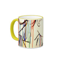 Creole Rain - White Coffee Mugs