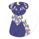 Crescent Bearfox Stickers