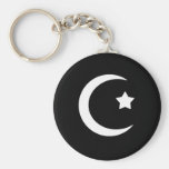 Crescent Star Key Chain