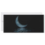 Cresent Moon Lake Dots Blue