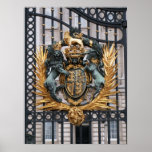 Crest Buckingham Palace London England Poster posters