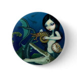 "Cretaceous Mermaid" Button