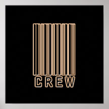 Crew Barcode Print