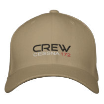 crew cessna 172 bestickte kappe