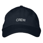 Crew Embroidered Adjustable Cap embroidered hats