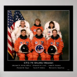 Crew of the STS-76 Shuttle Mission - 1966 Print
