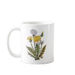 Crewel Embroidered Golden Dandy Lions mugs