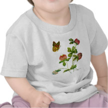 Crewel Embroidered Irish Clover T-shirt