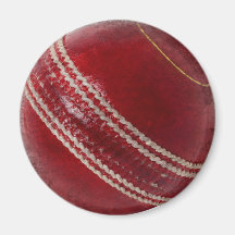 CRICKET BALL FRIDGE MAGNETS
