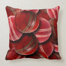 Cricket Balls Throw Pillow