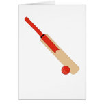 Cricket Bat and Ball Card