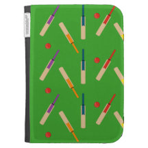 Cricket Bats and Balls Kindle Folio Case