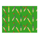 Cricket bats/ balls Post Card