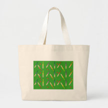 Cricket bats/ balls with green background Bag