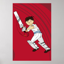 Cricket Batsman Poster