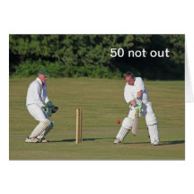 Cricket birthday card
