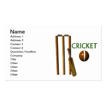 Cricket Business Cards